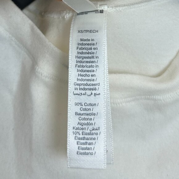 SKIMS Stretch Cotton Tee in Bone Size X-Small - Picture 5 of 14